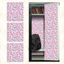 Magnetic Locker Wallpaper Made in USA - Pack of 3 Sheets - Flowers vg07 