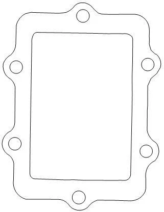 SPACER, REED VALVE *{MODEL K6}*