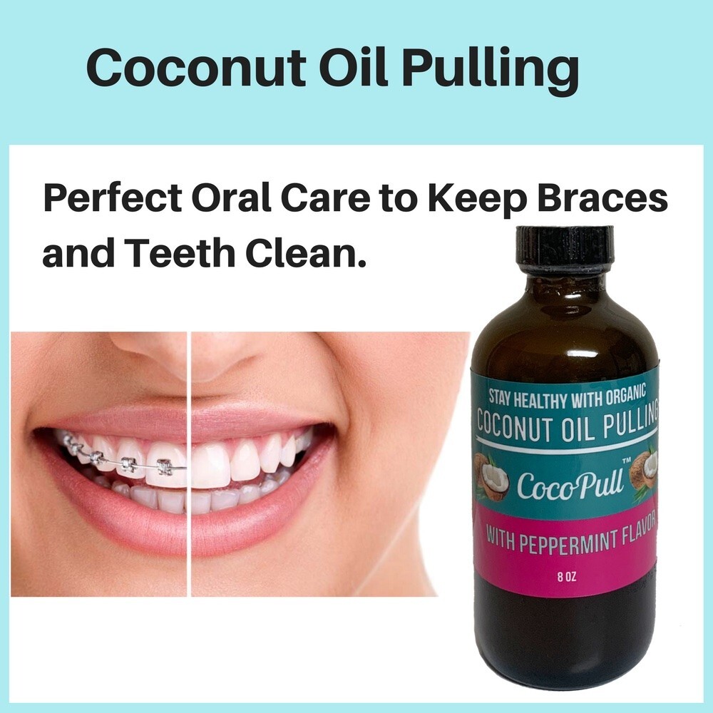 Coconut Oil Pulling Rinse Mouthwash Teeth Whitening Best Bad Breath