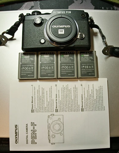OLYMPUS PEN-F 20.3MP Mirrorless Digital Camera Body BLACK