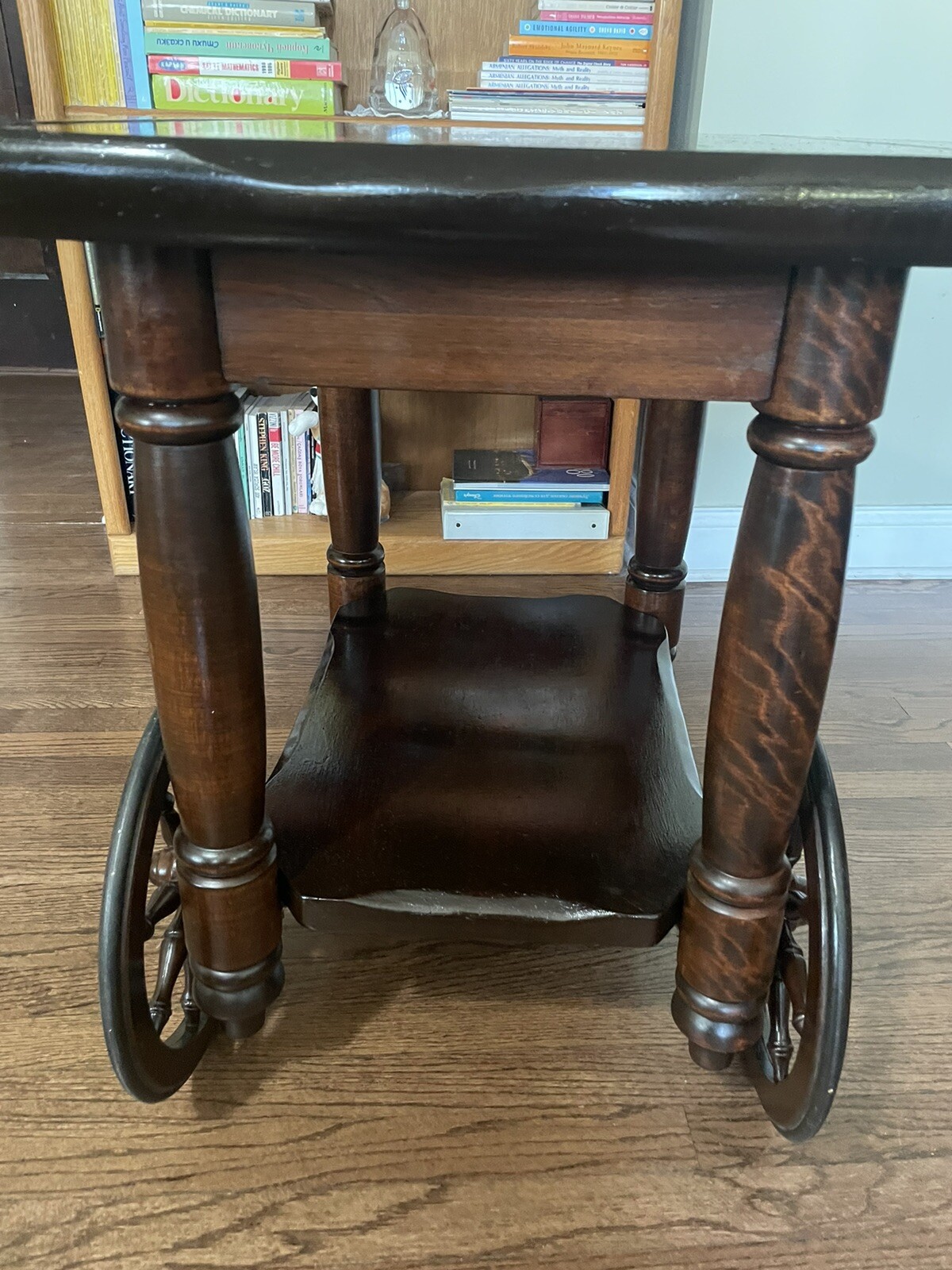 Vintage Walter of Wabash Bar Cart / Tea Cart Drop Leaf Table RARE