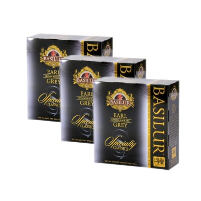 Basilur Ceylon tea specialty classic earl grey 100 Tea Bags 03 packs