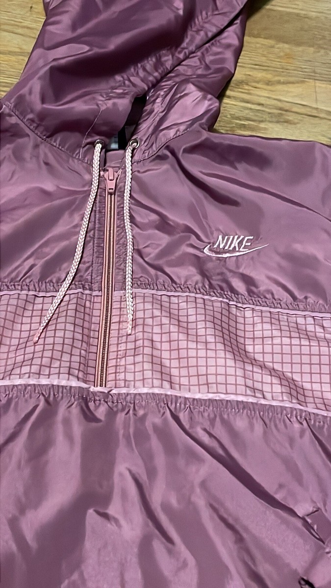 Vintage 90s NIKE Nylon Windbreaker Jacket Purple Size Medium | eBay