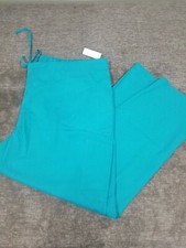 SCRUBSTAR CORE ESSENTIALS WOMEN DRAWSTRING NURSE MEDICAL DOCTOR PANTS AQUA 3XL