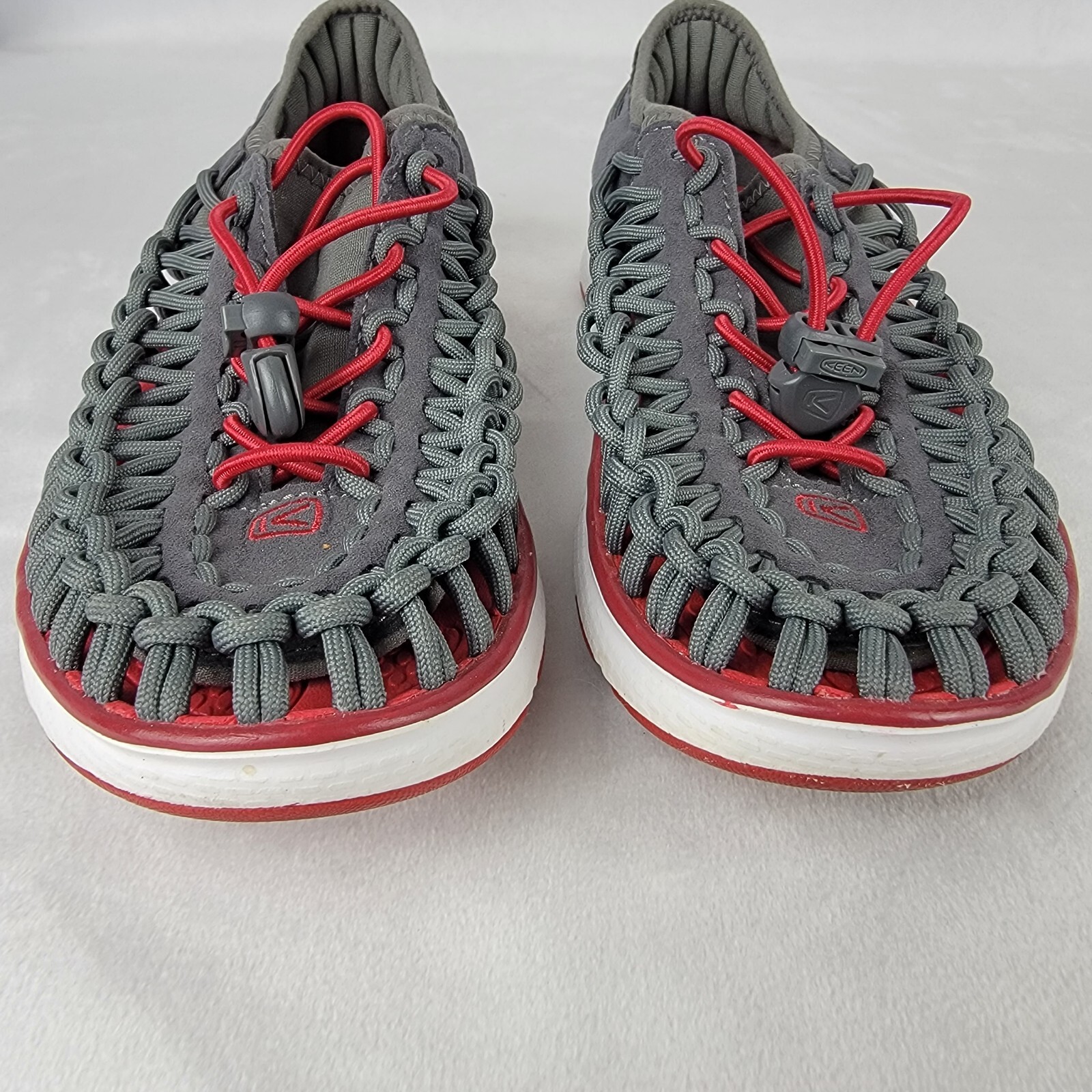 Sandali sportivi Keen Uneek O2 1015485 grigio rosso taglia 4 paracord scarpe da acqua escursionismo