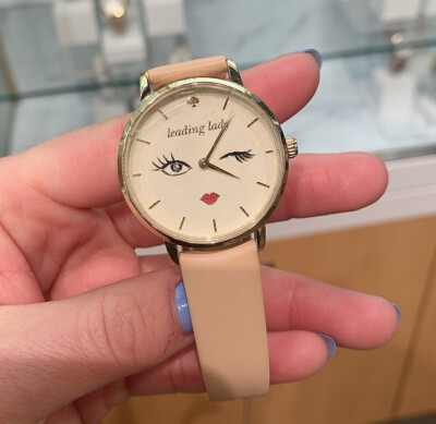 NIB Kate Spade KSW1210 Metro Gold Dial Ladies Watch with 