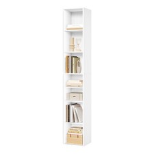 Bücherregal offenes Regal Würfelregal Aktenregal Wandregal schmal mit 7 Würfeln