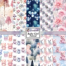 BABY GIRL FOREST - Paper Pack