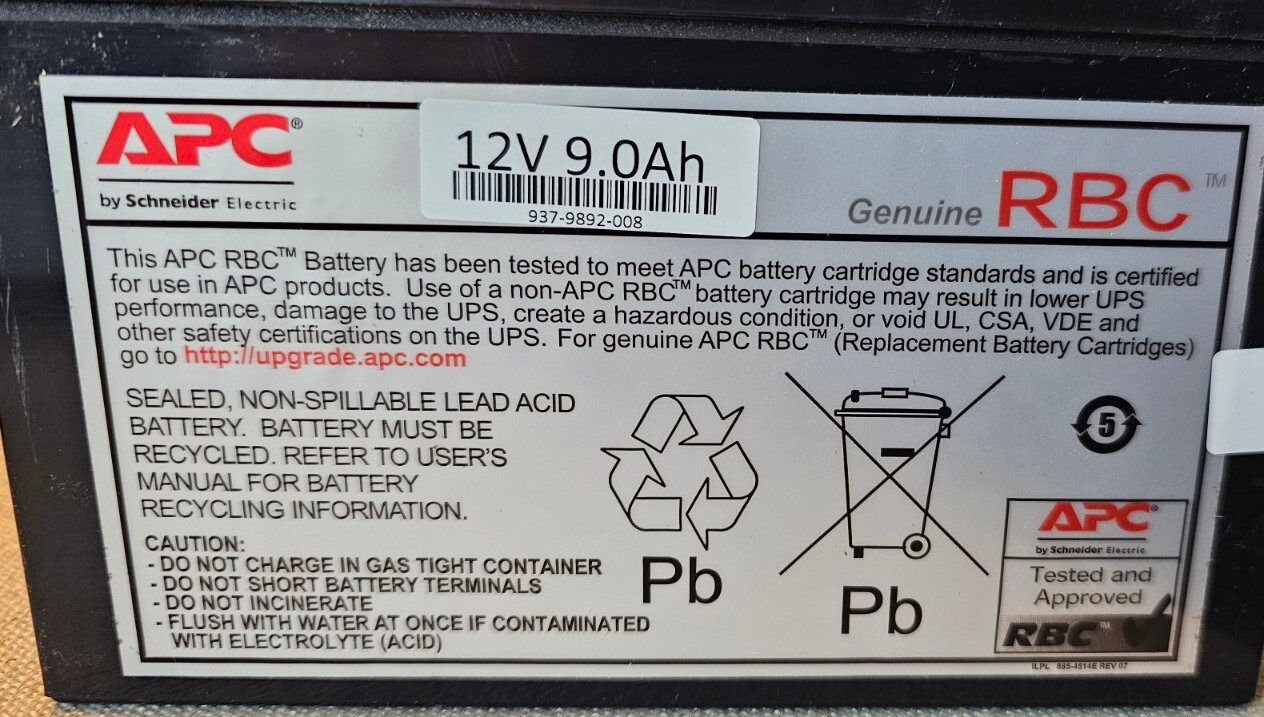 APC Replacement Battery Cartridge 17 (rbc17) - AMERICAN POWER ...