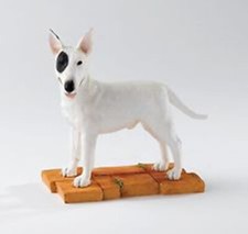 Image of Border Fine Arts English Bull Terrier A24214 - black and white