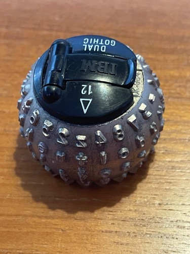 Dual Gothic 12 IBM Selectric Golf Ball Type Head Vintage  Typeface Font - Picture 3 of 4