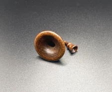 Cuckoo Clock Parts - Horn and Mouthpiece 35 mm  Solid  Wood / Completely New