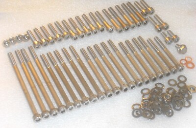 Yamaha XVS125 XVS250 DragStar 2000-04 Motorabdeckungen Edelstahl Innensechskantschraubensatz 57x