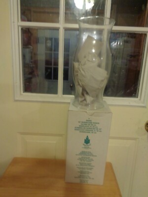 NEVER USED PARTYLITE 12'' HURRICANE SHADE GLOBE GLASS WINDLIGHT N6094 IN BOX