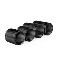4 pcs Black Knurling Docking Hardware Covers For Harley Road Glide Street Glide