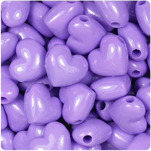 BeadTin Valentine 18mm Large Heart Pony Beads (24pcs) - Style choice - Picture 20 of 36
