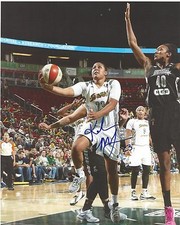 KALEENA MOSQUEDA-LEWIS Signed 8x10 Photo SEATTLE STORM WNBA Basketball FREE SHIP