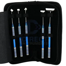 5Pcs Soft Brushes Set Tissue Brushing Kit Extraction Molar Flap Implant Surgery
