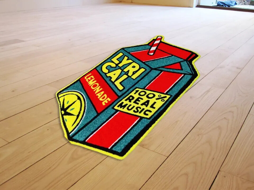 Cartoon Soda Can Rug | Fun Pop Culture Area Carpet for Bedroom & Lounge