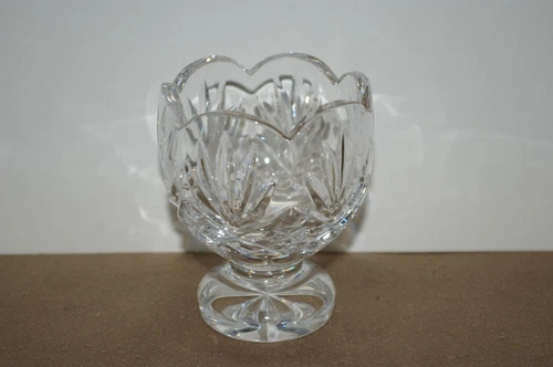 Vintage Crystal Lismore Footed Dessert Bowl / Candy Cup/ Votive Candle Holder