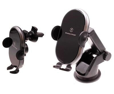 Car Wireless Charger Mount Dashboard Air Vent Holder Fast Charge for Smartphones