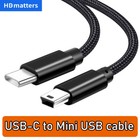 Usb-C to Mini Usb Cable Type C to Usb 5 Pin Otg Fast Charger Data Sync Cord Us