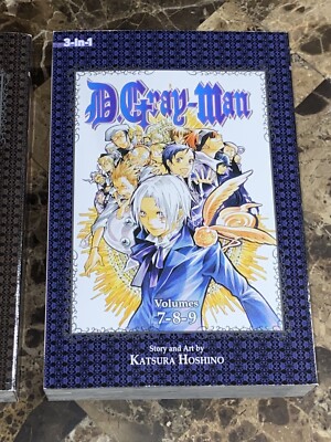 D Gray Man 3 in 1 Edition 1-3 Vol 1-9 English Manga English