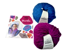 YARN YAY KIT- CASCADE YARNS - Lana Grande MOSAIC COWL  Beautiful KNIT OR CROCHET