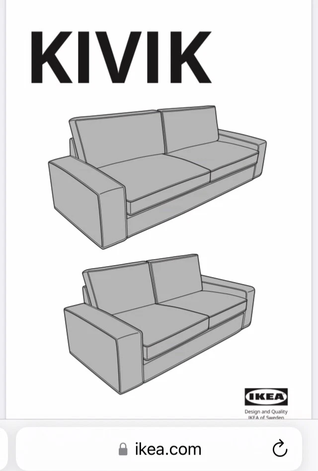 Kivik Sofa Assembly Instructions Matttroy