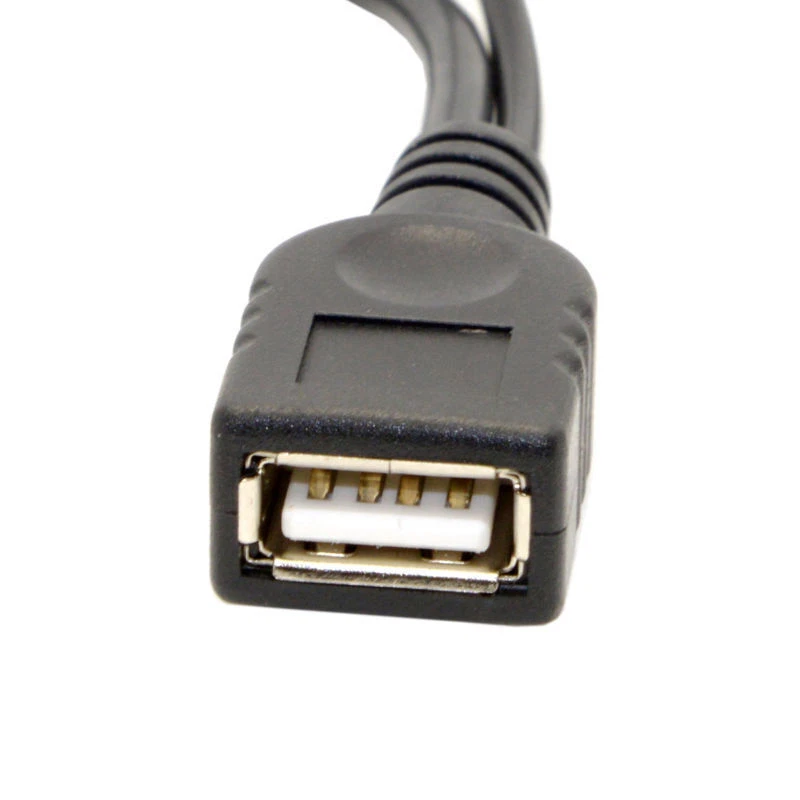 USB 3.1 USB-C Type-C to USB 2.0 Female OTG Data Cable with Power for Cell Phone - Image 4 of 4