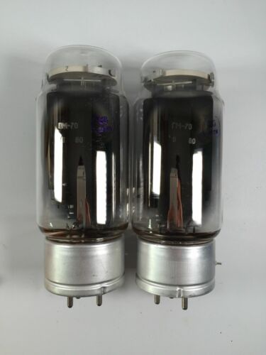 GM-70 GM70 Audiophile Triode Tubes Graphite Plate NOS Lot Of 2 - Picture 1 of 1