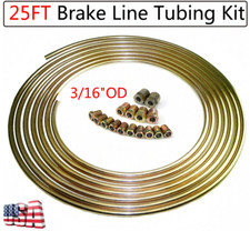 Usa Zinc Steel Brake Line Tubing Kit 316od 25 Ft Coil Roll 16pcs Fittings Usa Zinc Steel Brake Line Tubing Kit 316od 25 Ft Coil Roll 16pcs Fittings