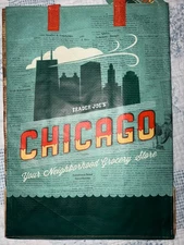 Trader Joe’s CHICAGO Reuseable Grocery Shopper Tote