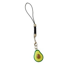 Avocado Shape Phone Charm Lanyard Keychain Bag Pendant Keyring Fashion Accessory