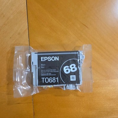 Epson printer ink 68 Black Ink sealed. unable to find expiration date