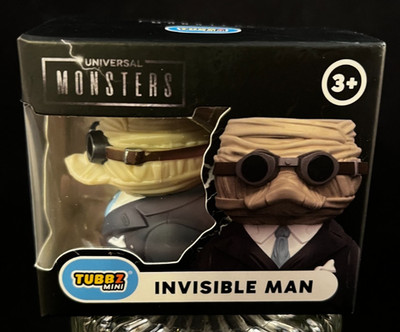 Mini Tubbz - Invisible Man - Universal Monsters - Rubber Duck -Approx 2''