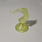 Fenton Vaseline Koi Fish