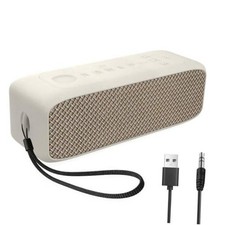 20W Bluetooth Speakers, IP68 Waterproof, Up to 24H Playtime White
