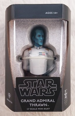 GRAND ADMIRAL THRAWN Star Wars Rebels Mini Bust Gentle Giant