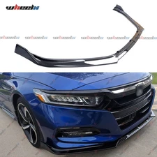 CARBON FIBER FOR 2018-2020 HONDA ACCORD 4DR JDM STYLE FRONT BUMPER LIP SPLITTER
