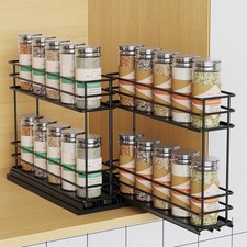 Pull Out Spice Rack Organizer for Cabinet, Slide Out Spice Racks, Easy to Ins...