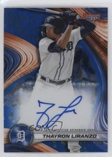 2024 Bowman's Best of Blue Refractor 19/150 Thayron Liranzo #B24-TLI Auto 6m7