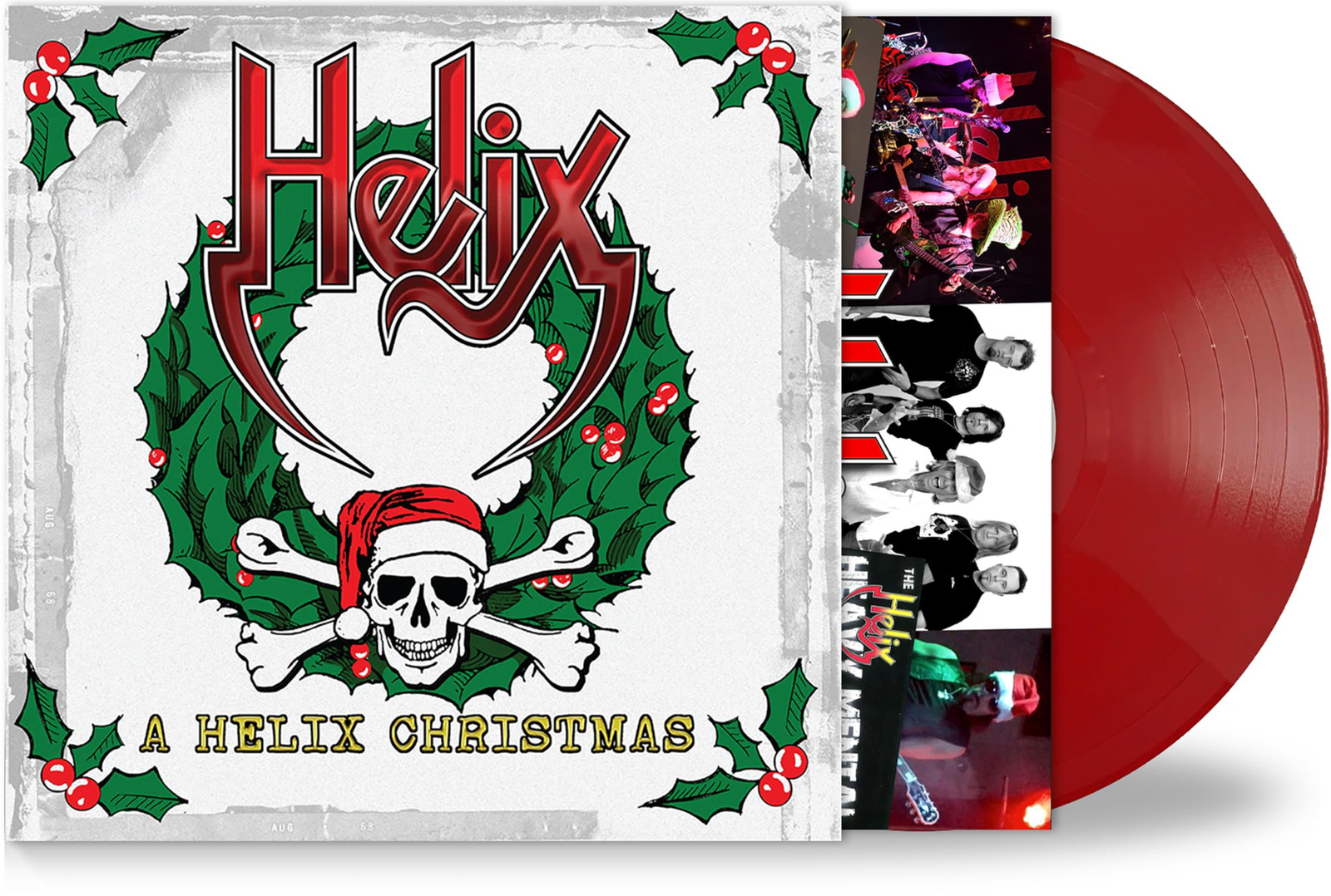 Helix A Helix Christmas - Red (Vinyl LP)