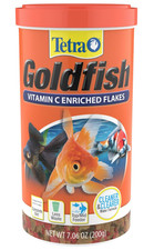 Tetra TetraFin Goldfish Flakes Balanced Diet Fish Food 7.06 oz
