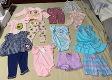 Baby Girls Lot Of 14 Pieces Sizes 3-6, 6-9 Months Carters, Disney Baby, Old Navy