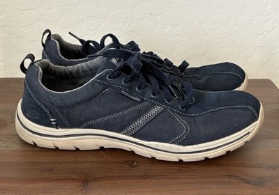 Skechers Expected Mellow 64361 Men Blue Athletic Shoe Size 10.5 Pre Owned
