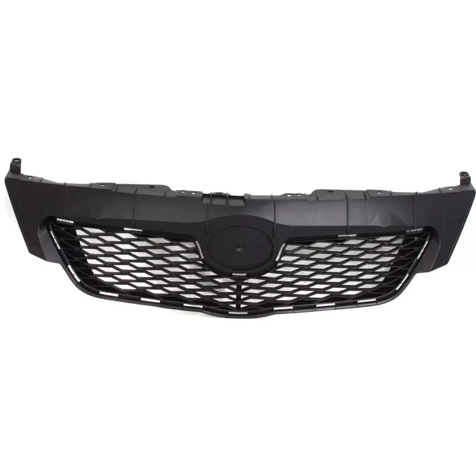 Front Bumper Cover Fascia & Grille Assembly Kit For 2009-2010 Toyota Corolla - Imagem 2 de 4