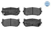 Meyle Bremsbelagsatz Scheibenbremse 025 234 5513/W FüR FJ Shuma FC K9A KIA FB 1