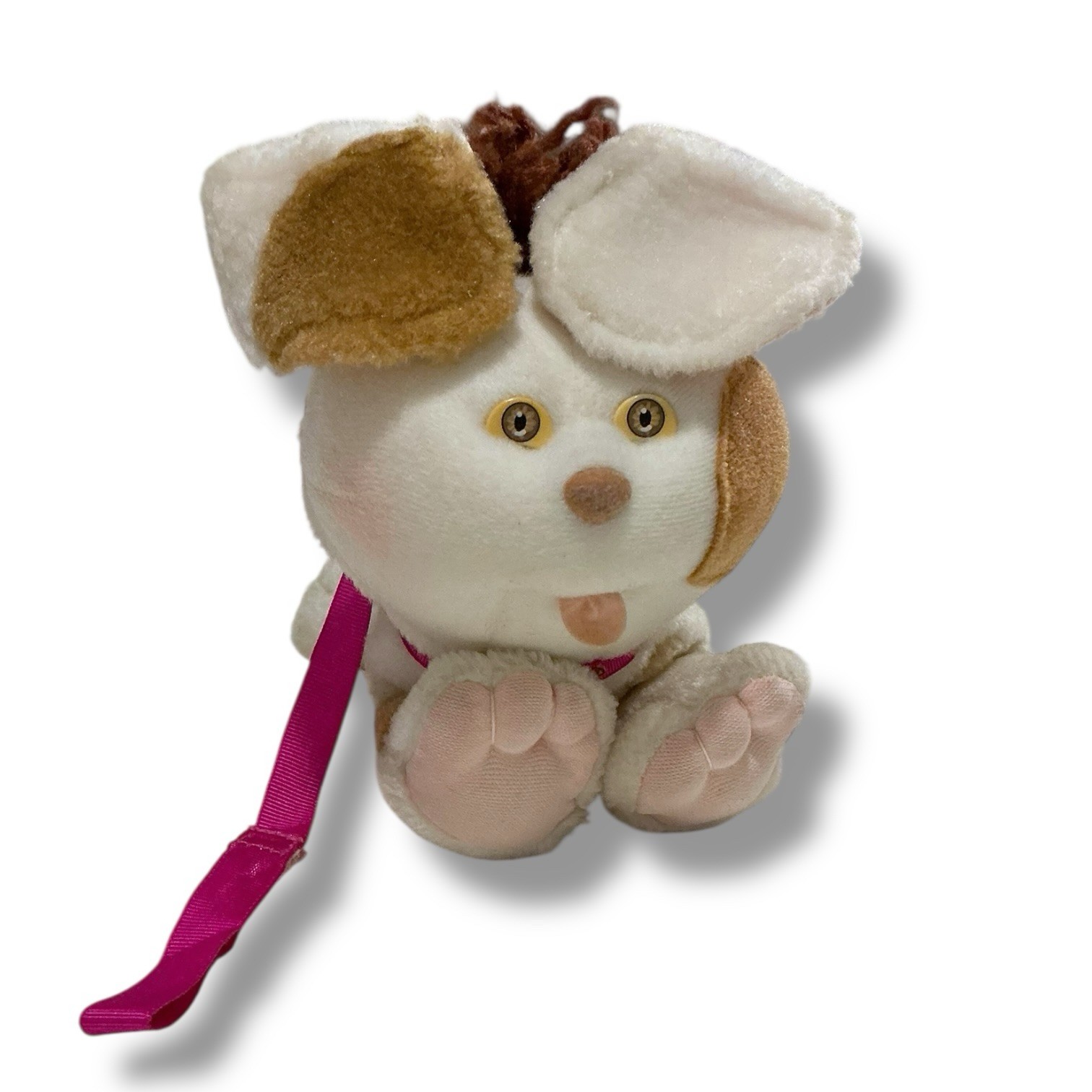 Cabbage Patch Kids Pets Plush Dog Puppy Vintage 1986 With Le
