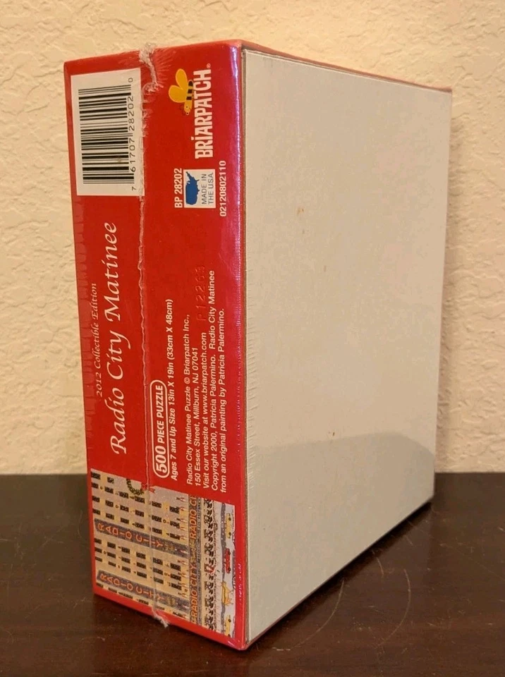 NEW Radio City Matinee Music Hall Collectible Edition 500 Puzzle Rockette SEALED - Image 2 of 4